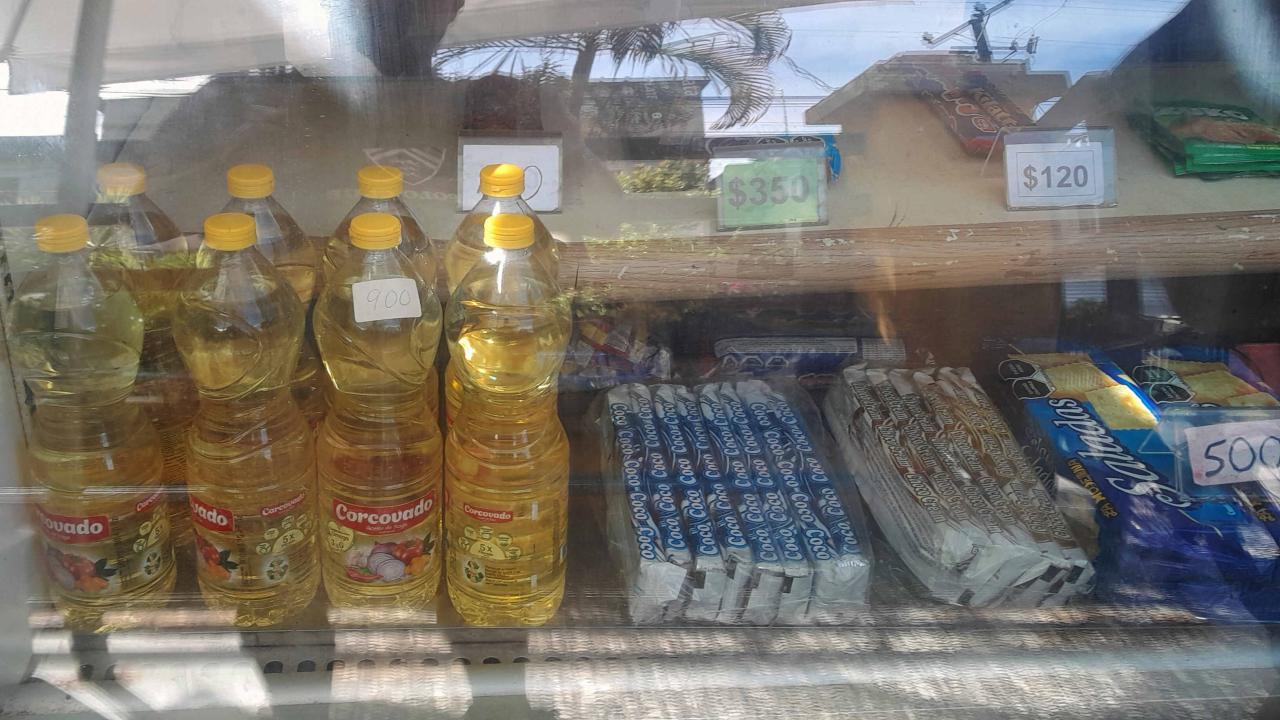 Precios de los alimentos en mercados de las MIPYMES en La Habana.