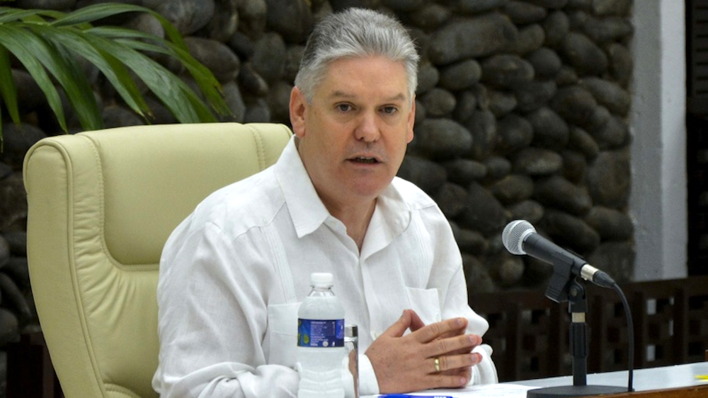 El ministro cubano de Economía, Alejandro Gil.