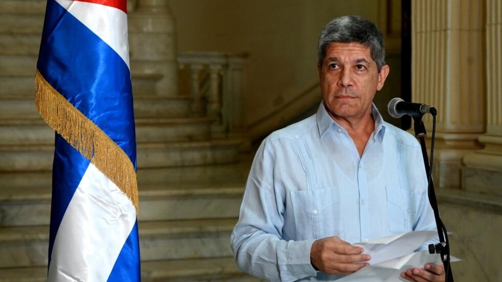 El vicecanciller cubano Carlos Fernández de Cossío, enviado de La Habana a la reunión.