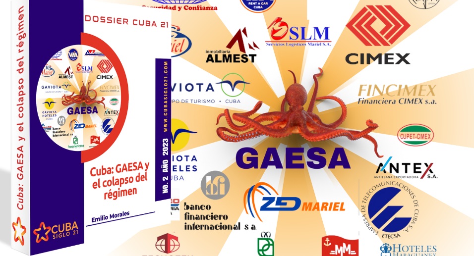 Ilustración sobre el conglomerado de empresas operados por GAESA.