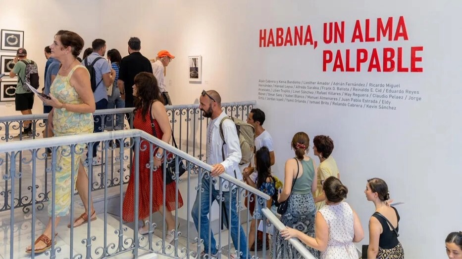 Inauguración de la exposición 'Habana, un alma palpable'.