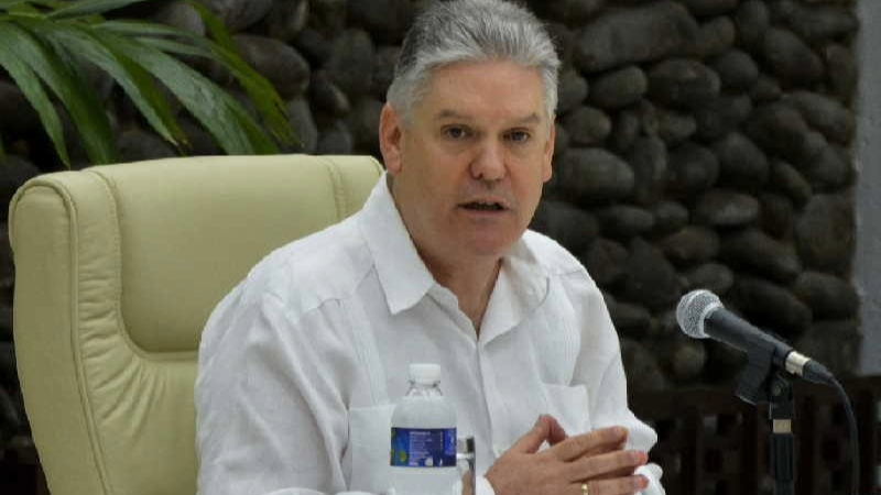 El ministro cubano de Economía y Planificación, Alejandro Gil.