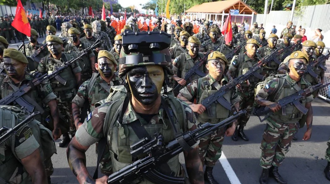 Militares nicaragüenses.
