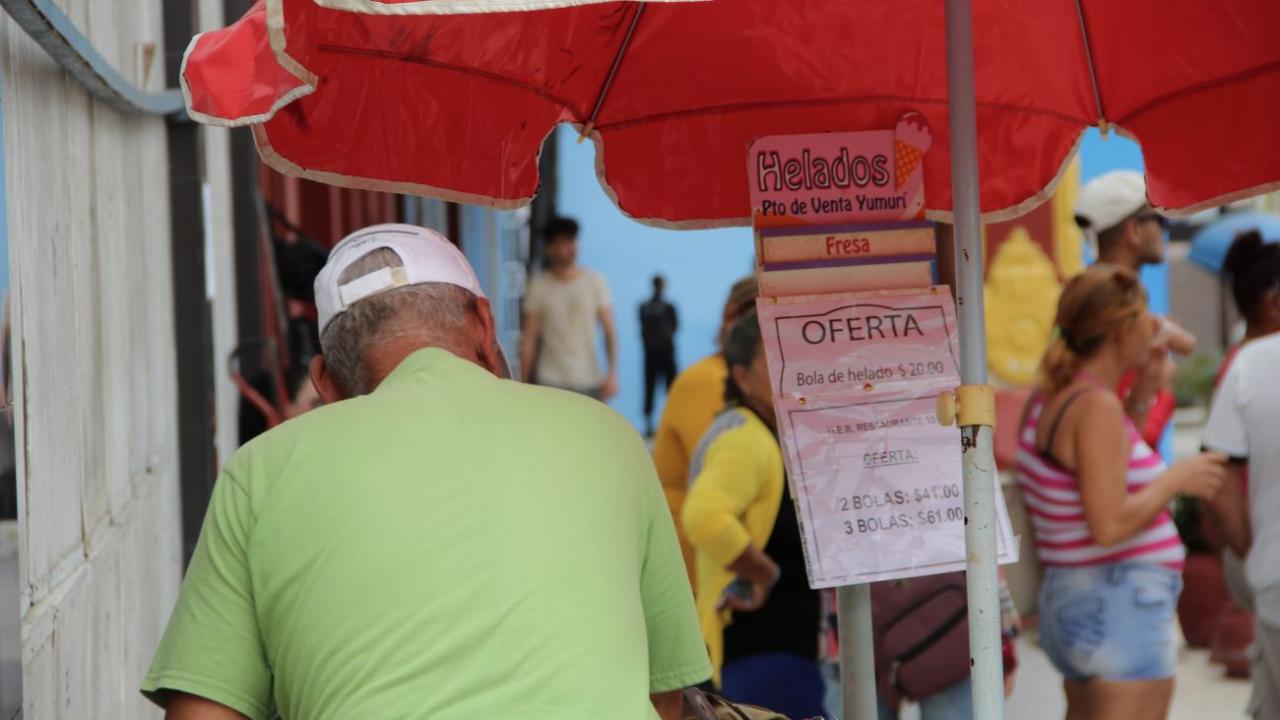 Un punto de venta en La Habana.
