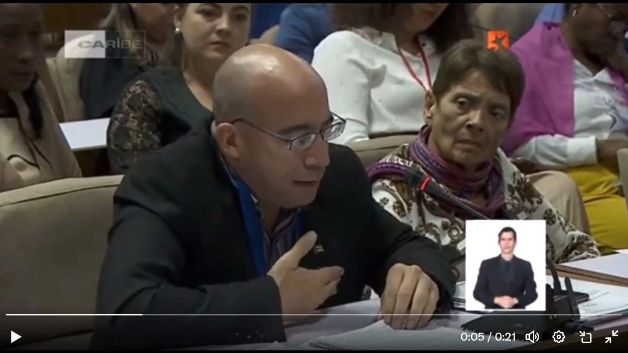 El director del portal estatal 'Cubadebate', Randy Alonso.