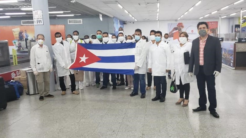 Médicos cubanos exportados a Honduras en 2020.