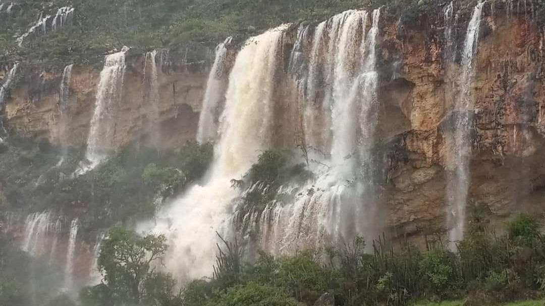 Cascadas de agua en Guantánamo.