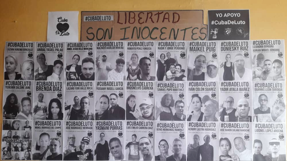 Imagen de la campaña de Cuba de Luto.