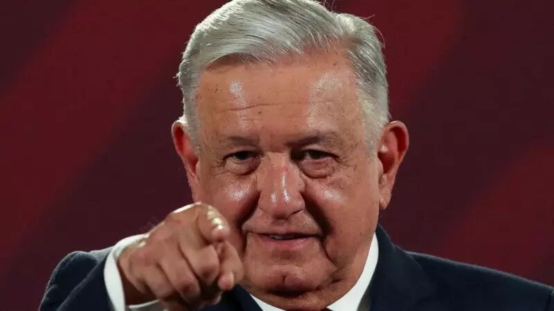 Andrés Manuel López Obrador en una de sus 'mañaneras'.