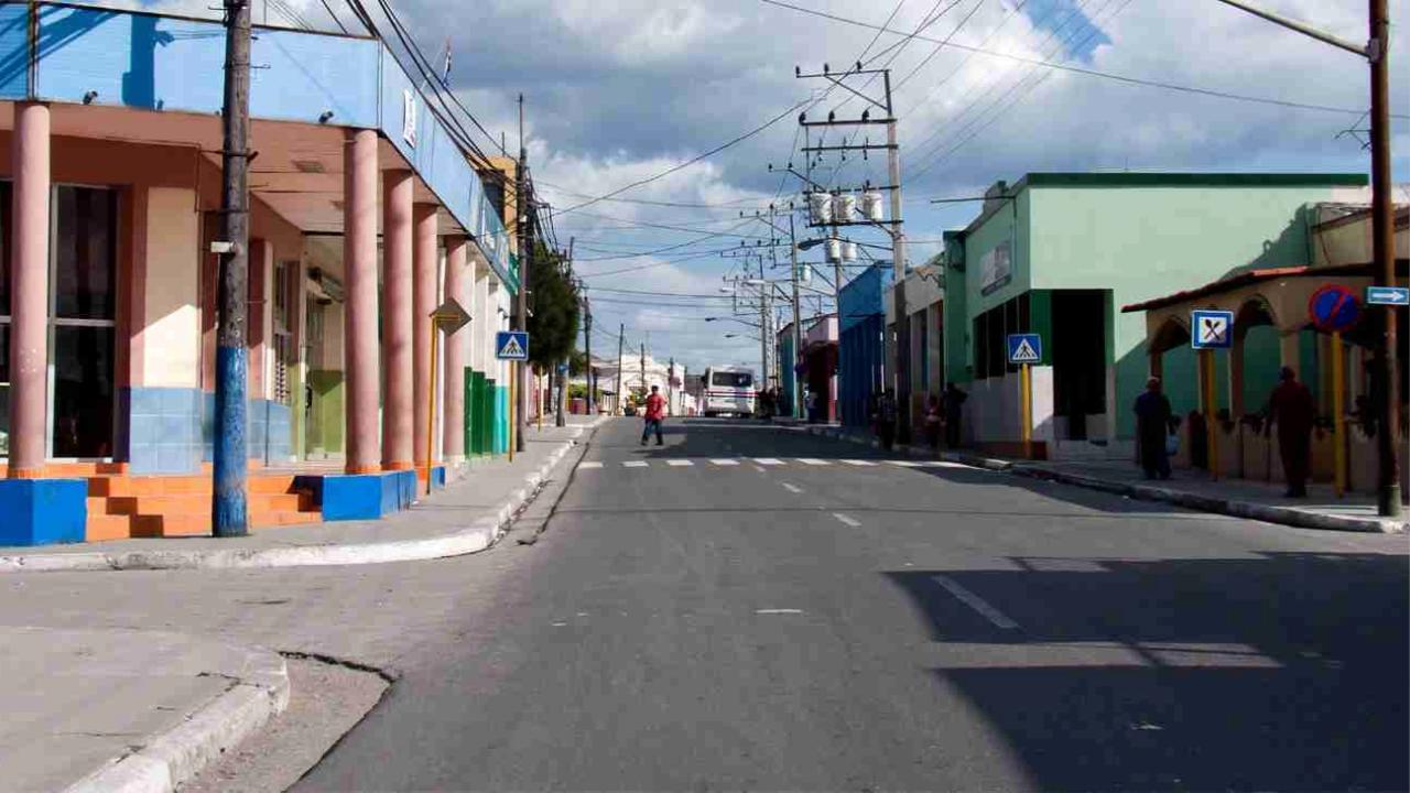La Avenida Martí en Palma Soriano en un día normal.