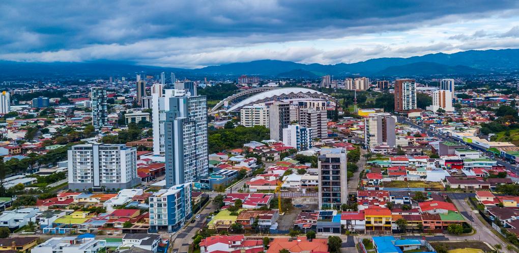Vista de San José, Costa Rica.