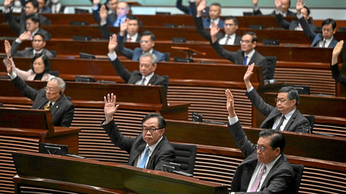 El Consejo Legislativo de Hong Kong aprobó la ley en tan solo 11 días.