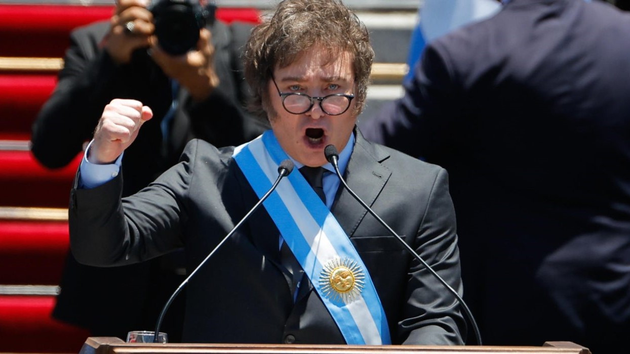 El presidente de Argentina Javier Milei