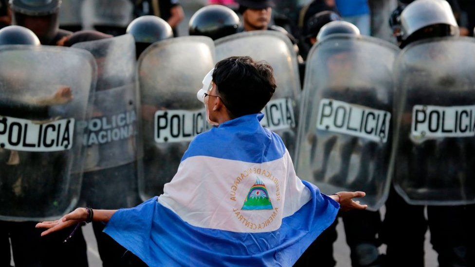 Protestas sociales en Nicaragua.