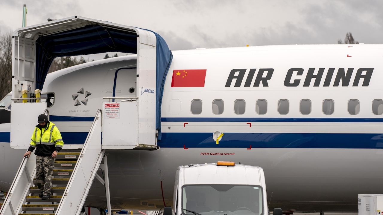 Avión de Air China.
