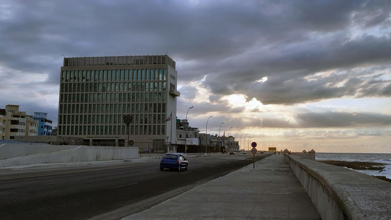 Embajada de EEUU en La Habana. 