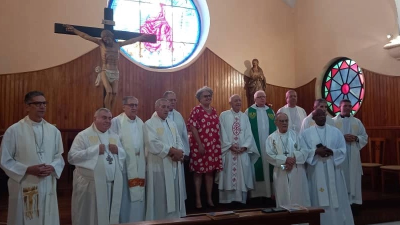 Conferencia de Obispos Católicos de Cuba reunidos en asamblea ordinaria, noviembre de 2023.