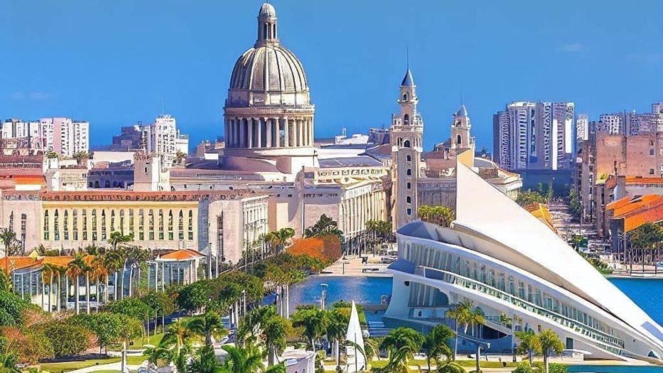 Una imagen de La Habana genreada con Inteligencia Artificial.