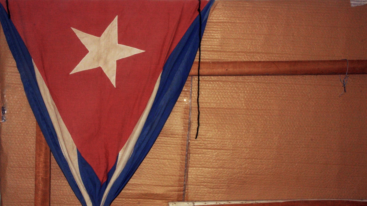 Bandera cubana.