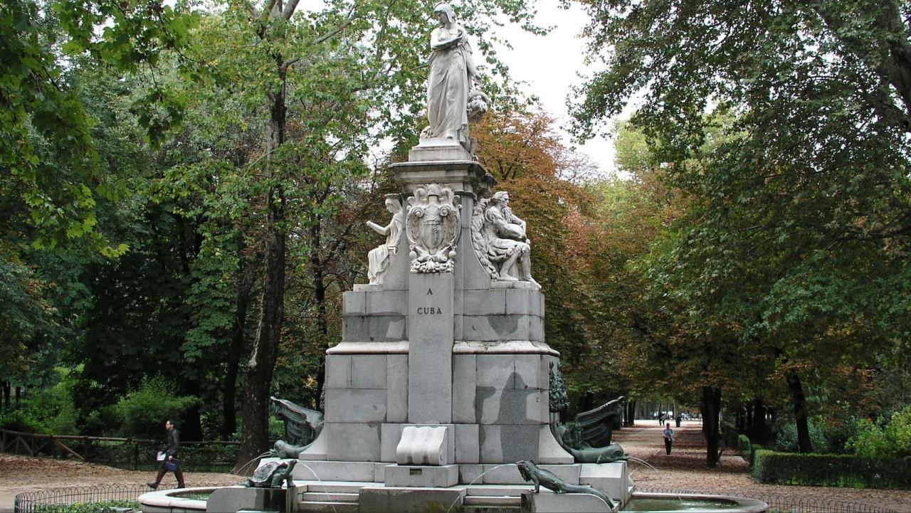 Monumento a Cuba, Parque del Retiro, Madrid.