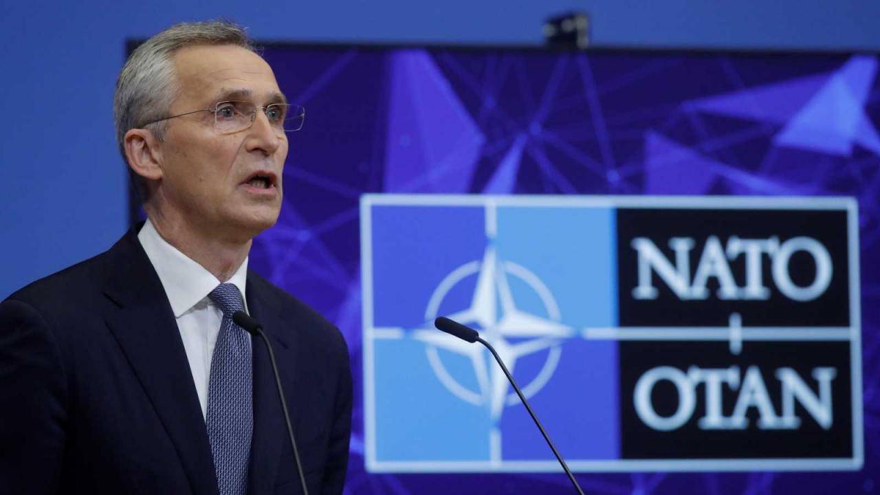 El secretario general de la OTAN Jens Stoltenberg.