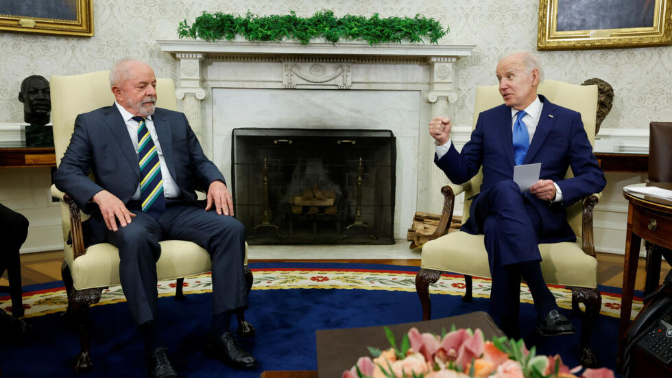 Lula da Silva y Joe Biden en la Casa Blanca.