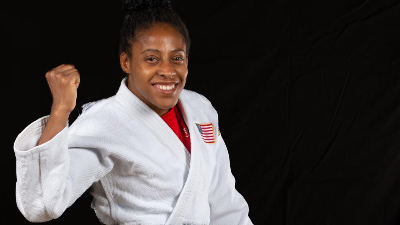 La judoca cubana nacionalizada estadounidense María Celia Laborde.