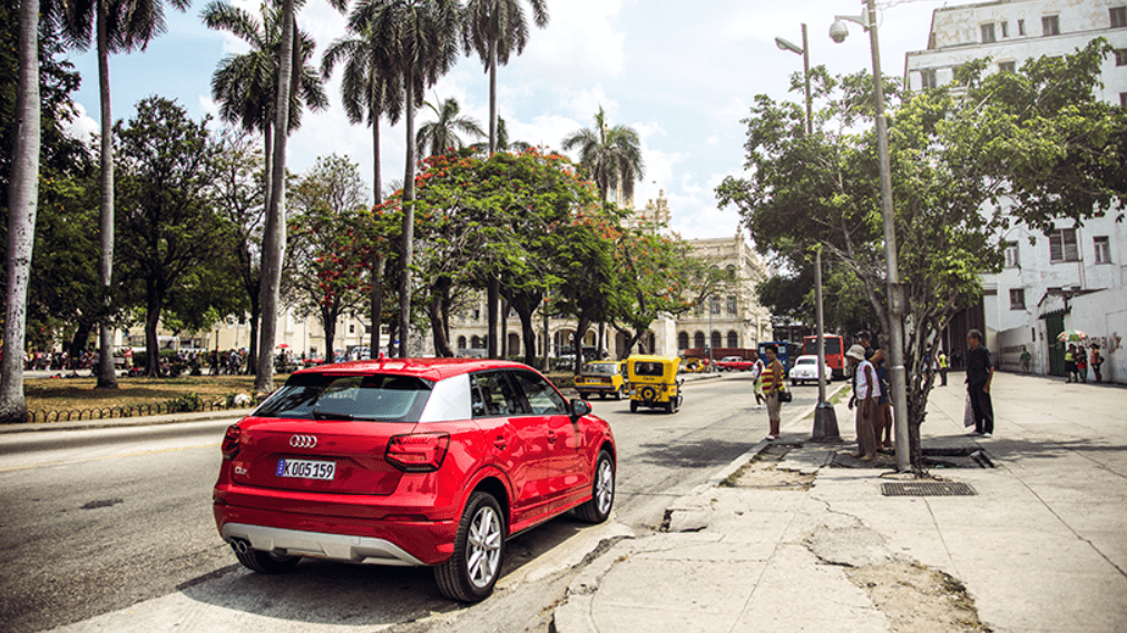 Un automóvil Audi en La Habana.