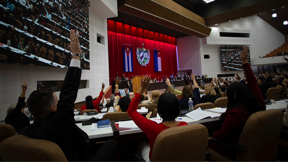 Sesión de la Asamblea Nacional del Poder Popular.