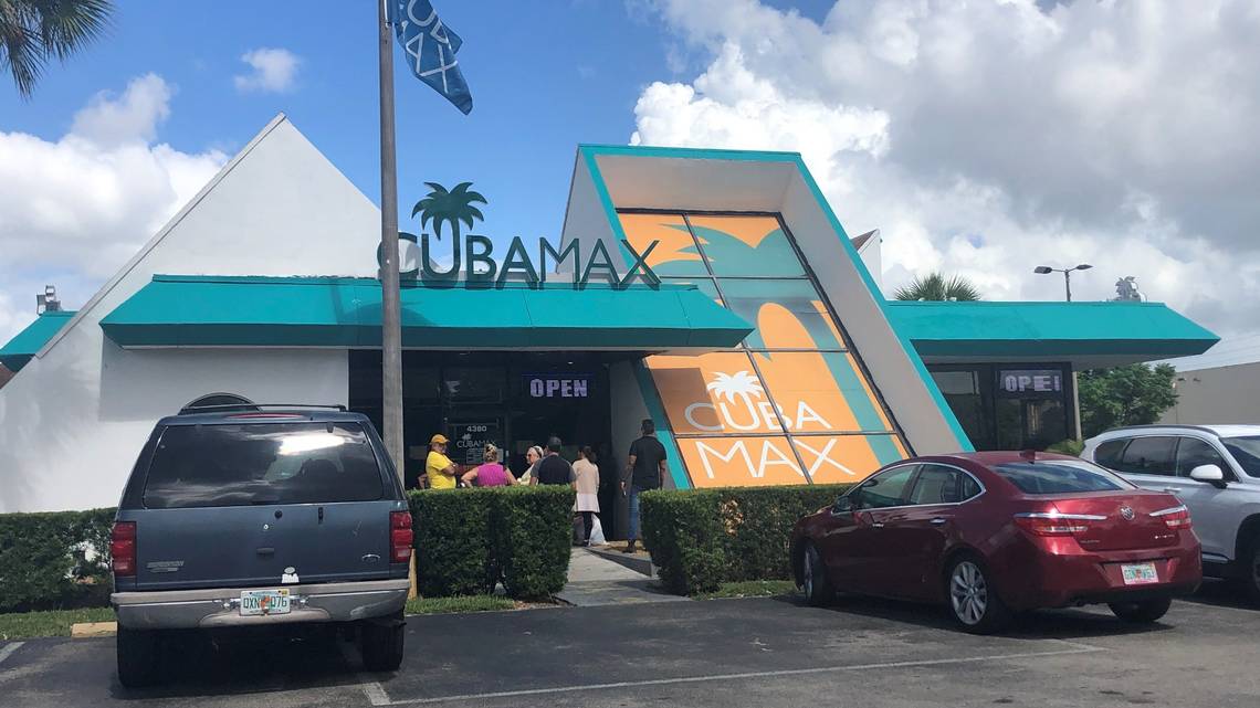 Oficina de Cubamax en Miami.