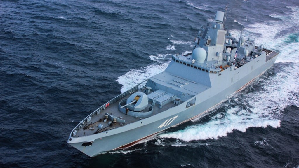 El buque Almirante Gorshkov.