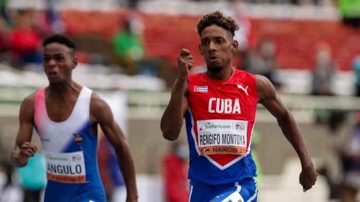 El corredor cubano Shainer Rengifo.