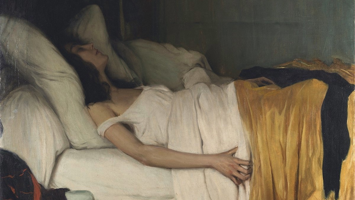 'La morfina', de Santiago Rusiñol, 1894.