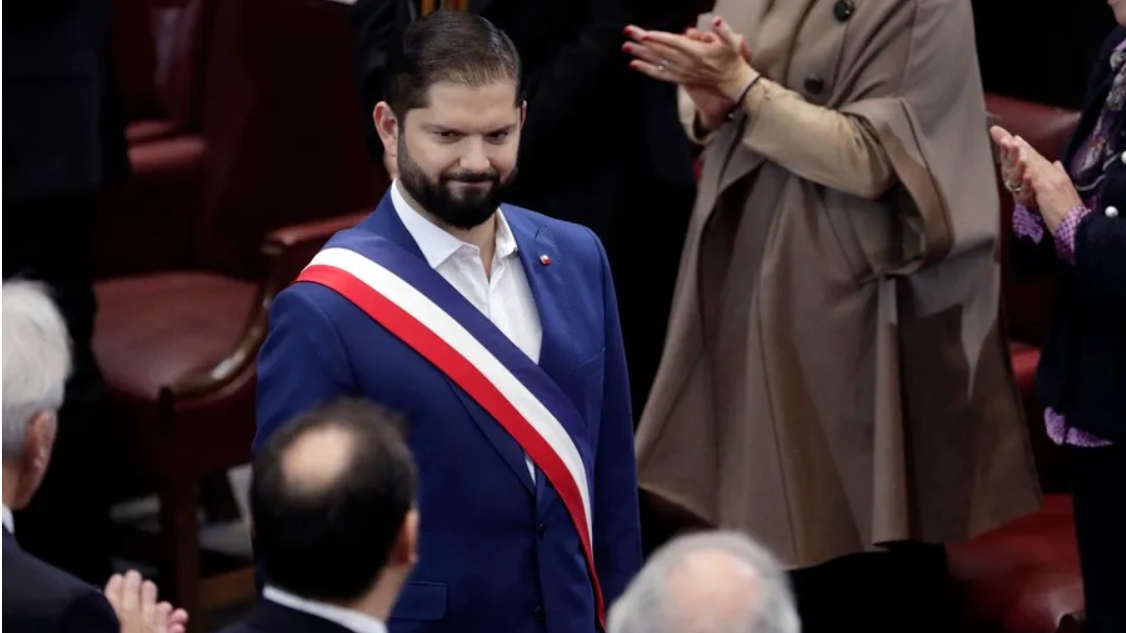 El presidente de Chile, Gabriel Boric.