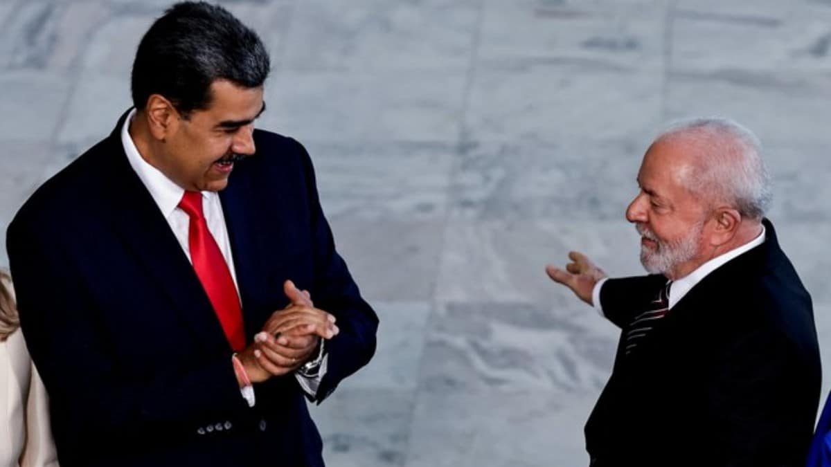 Nicolás Maduro y Lula da Silva en un encuentro en 2023.
