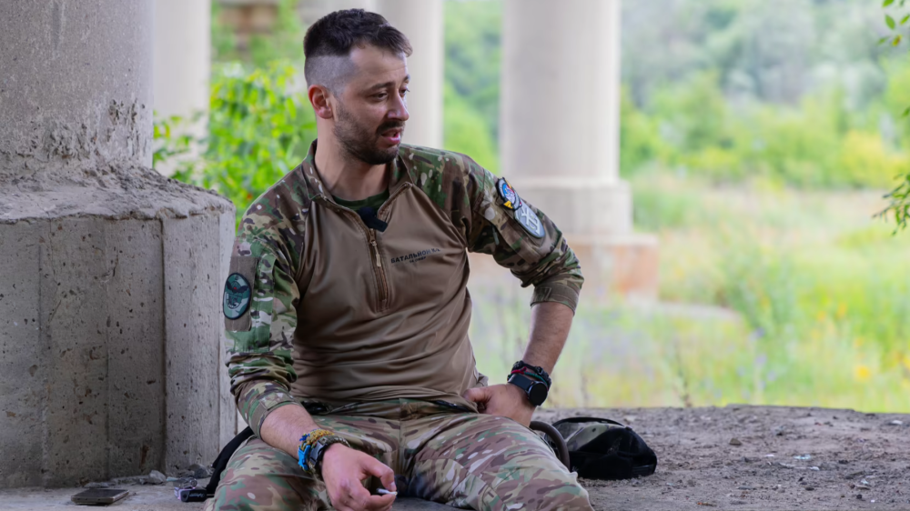 El teniente coronel del ejército ucraniano Cirilo Veres que ha combatido contra cubanos.