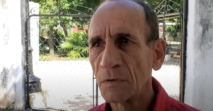 El preso político cubano Pedro Albert Sánchez.