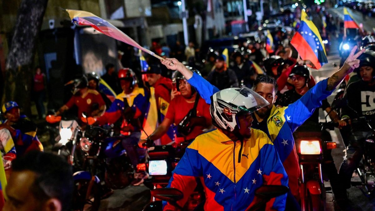 Protestas en las calles de Venezuela.