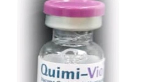 Un frasco de Quimi-Vio.