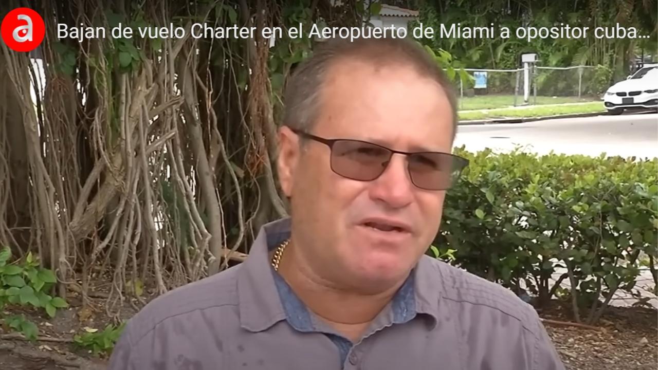 El opositor cubano Roberto Álvarez.