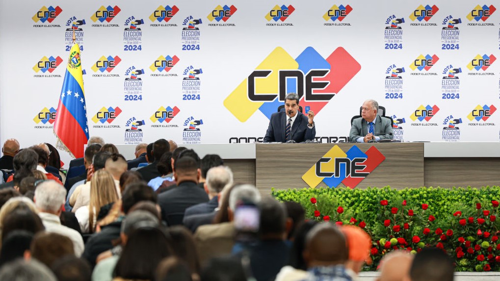 Maduro durante su investidura como presidente el 29 de julio en Caracas.