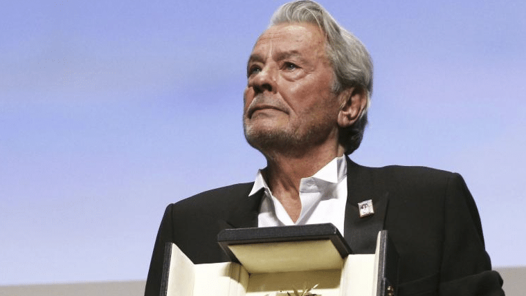 Alain Delon en el Festival de Cannes 2019.