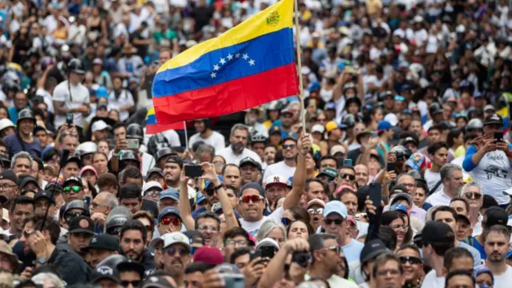 Manifestación de opositores a Maduro el sábado 3 de agosto en Caracas.