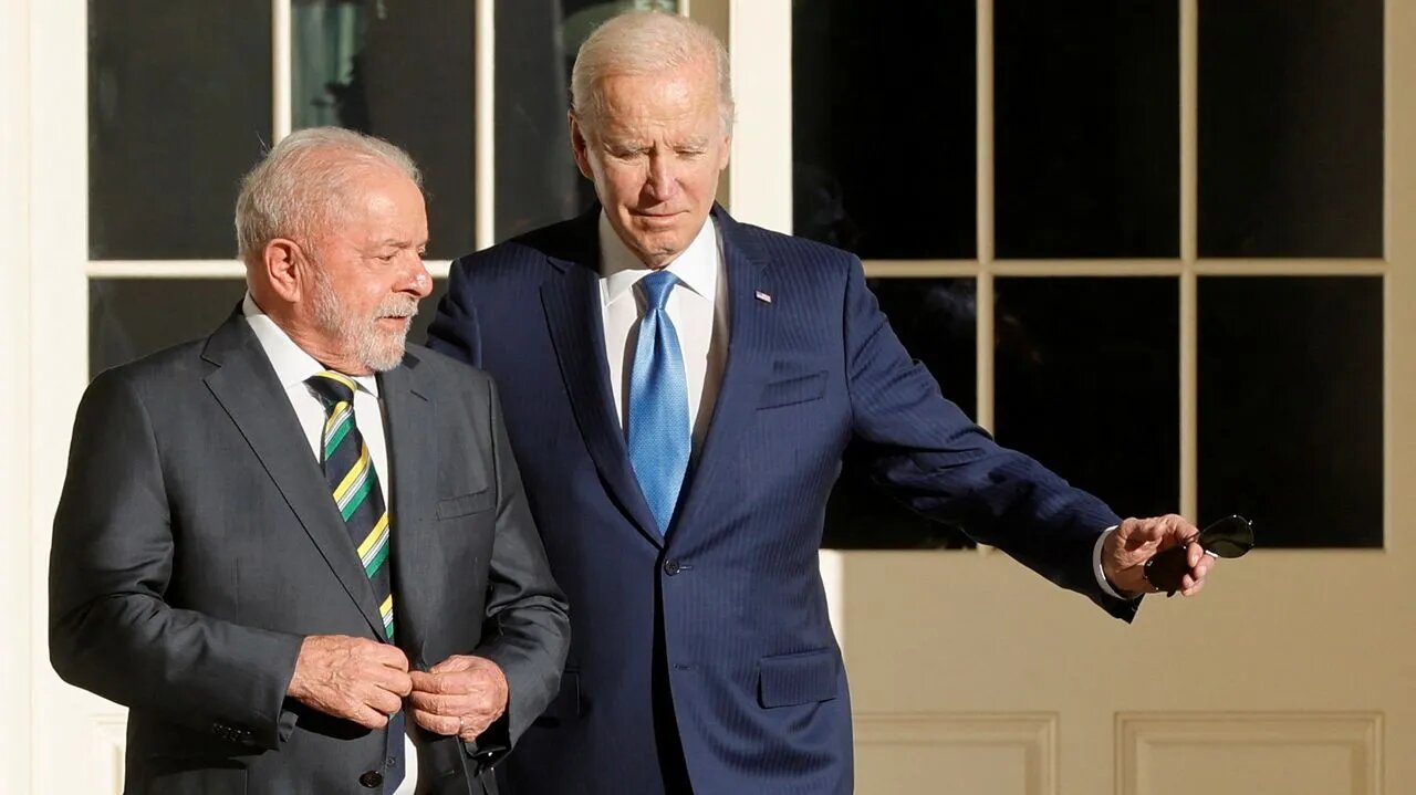 Los presidentes Lula da Silva y Joe Biden, en el encuentro donde trataron el tema Venezuela.