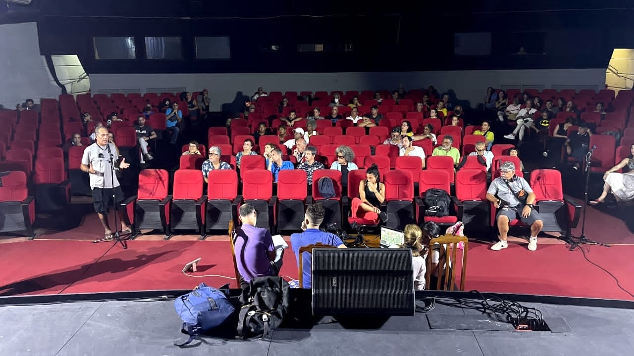 Reunión de la Asamblea de Cineastas Cubanos en julio de 2023.