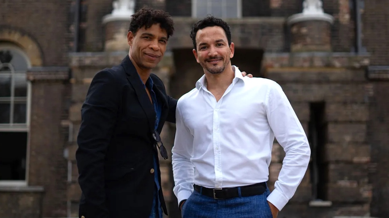 Carlos Acosta y Javier Torres, presidente y director ejecutivo, respectivamente, de Acosta Danza Foundation. 