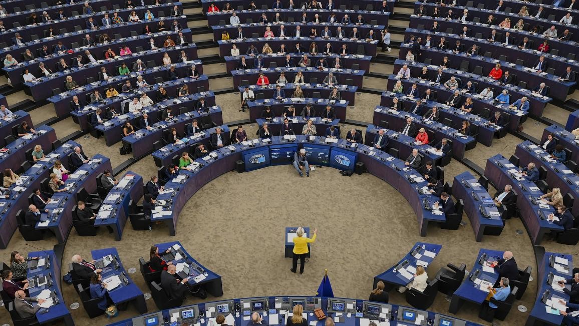 Sesión del Parlamento Europeo.