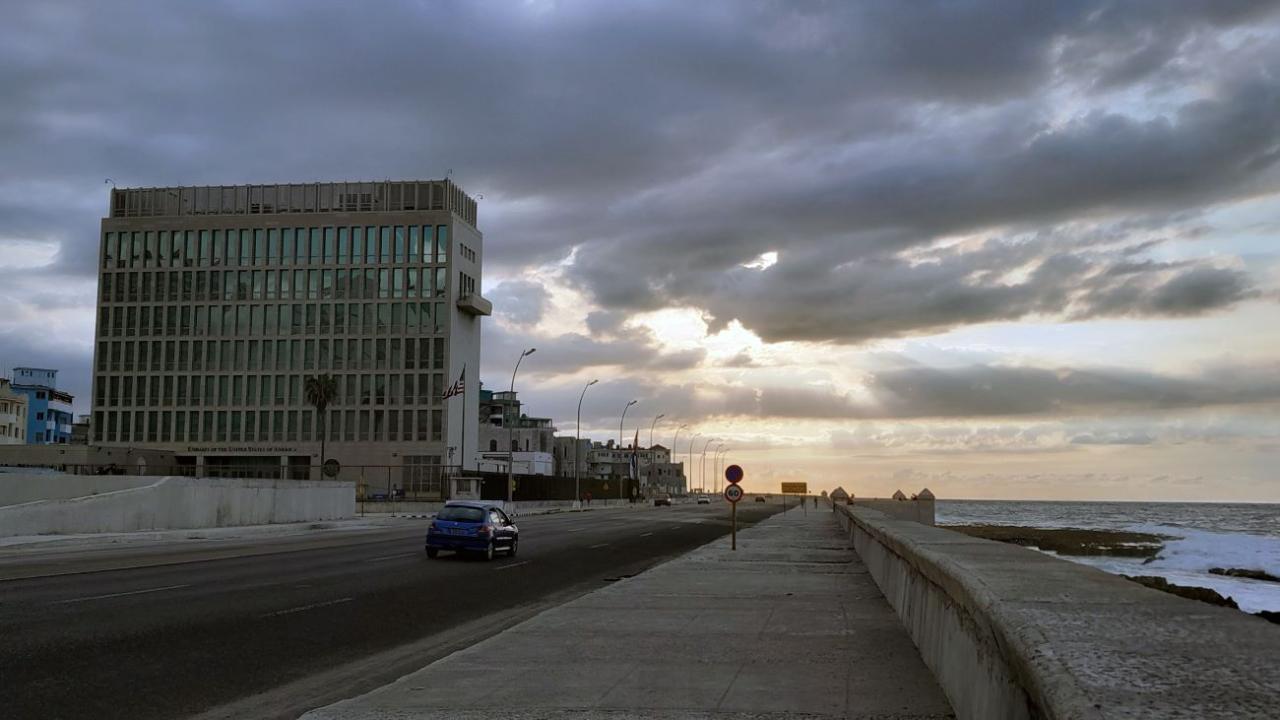 Embajada de EEUU en La Habana.