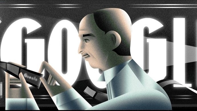 Doodle en homenaje a Emerson Romero.