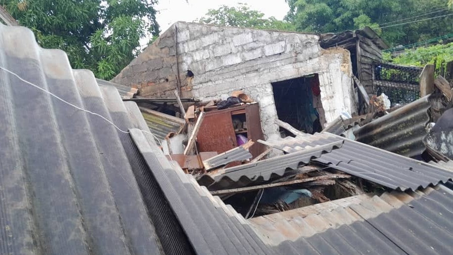 Daños del huracán Helene en Pinar del Río.